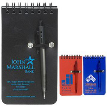 The Pocket Sized Spiral Jotter Notepad Notebook With Pen